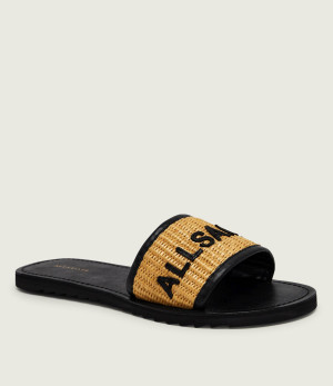 AllSaints Klapki HOXTON | z dodatkiem skóry