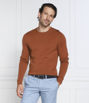 Calvin Klein Wełniany sweter | Regular Fit