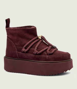 INUIKII Śniegowce CLASSIC LOW PLATFORM | zamsz
