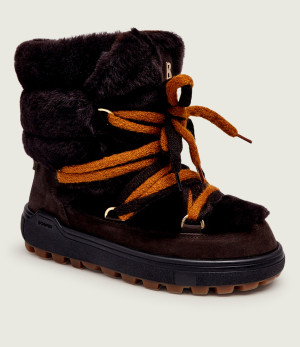 Bogner Śniegowce Chamonix S 10 E | zamsz | wełna | shearling