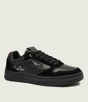 Aeronautica Militare Skórzane sneakersy