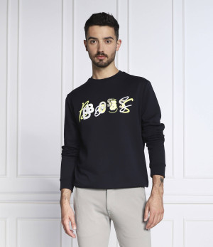 BOSS ORANGE Bluza Welogocrew | Regular Fit