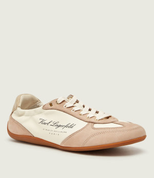 Karl Lagerfeld Skórzane sneakersy ALTIA | zamsz