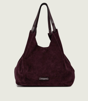 GIANNI CHIARINI Shopperka + saszetka Dua | zamsz