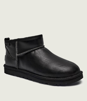 UGG Śniegowce CLASSIC ULTRA MINI | skóra