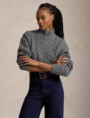 POLO RALPH LAUREN Wełniany półgolf | Relaxed fit | z dodatkiem kaszmiru