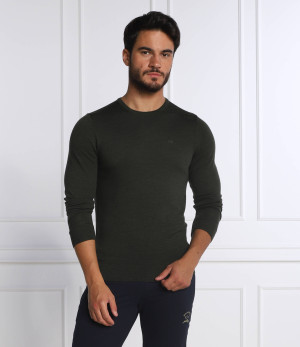 Calvin Klein Wełniany sweter | Regular Fit