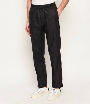 Calvin Klein Lniane spodnie | Straight fit