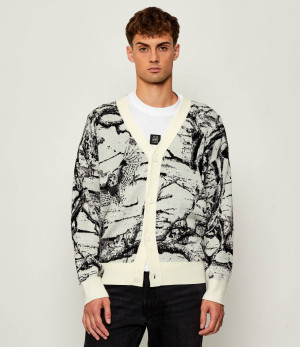 HUGO Kardigan Servot | Oversize fit | z dodatkiem wełny