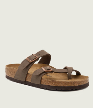 Birkenstock Japonki Mayario | z dodatkiem skóry | regular fit