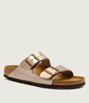 Birkenstock Klapki Arizona BF | narrow fit | z dodatkiem skóry