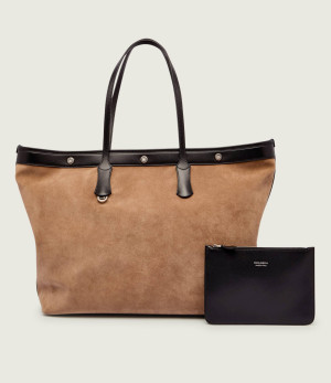 Dolce & Gabbana Shopperka + saszetka Atene | zamsz