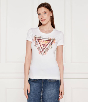 GUESS T-shirt FLOWERS | Slim Fit