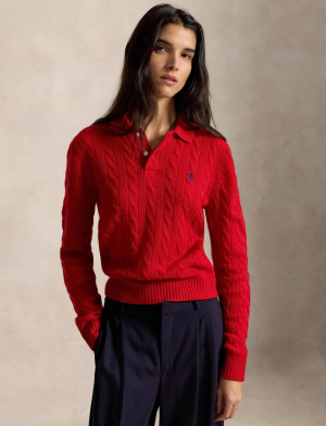 POLO RALPH LAUREN Wełniany sweter | Slim Fit | z dodatkiem kaszmiru