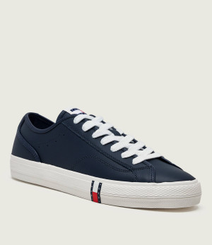 Tommy Jeans Skórzane sneakersy Archive Vulc. Y2K