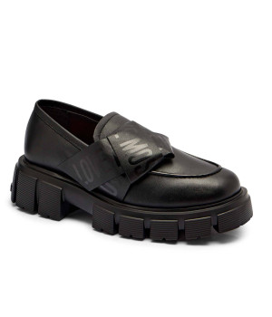 Love Moschino Skórzane loafersy
