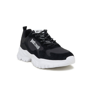 Just Cavalli Sneakersy | z dodatkiem skóry