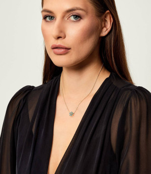 TORY BURCH Naszyjnik Kira Flower