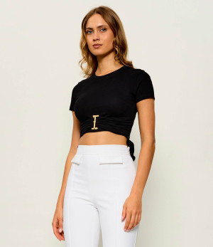 Elisabetta Franchi T-shirt | Cropped Fit