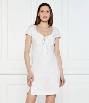 GUESS Lniana sukienka ISABEAU
