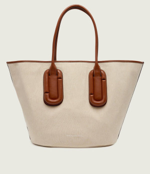 Marc Jacobs Shopperka Babe Tote In Canvas | z dodatkiem skóry