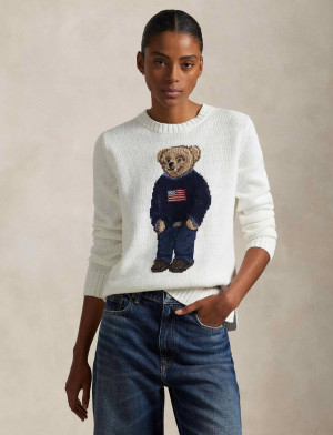 POLO RALPH LAUREN Lniany sweter | Regular Fit