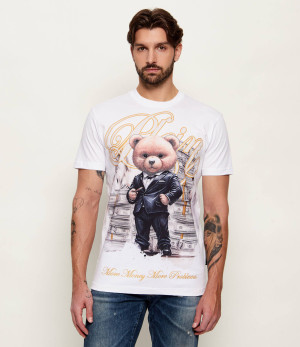 Philipp Plein T-shirt Teddy Tuxedo| Regular Fit