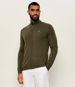 Napapijri Wełniany sweter Damavand Fz 3 | Slim Fit