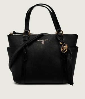 Michael Kors Skórzana torebka na ramię Nomad