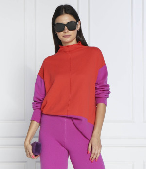 Liviana Conti Sweter | Relaxed fit | z dodatkiem kaszmiru