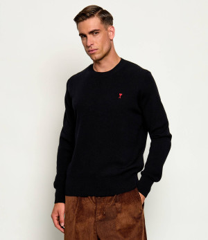 AMI Paris Wełniany sweter | Regular Fit