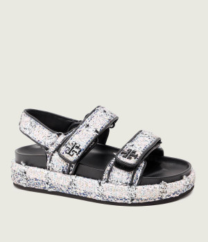 TORY BURCH Sandały KIRA | z dodatkiem skóry
