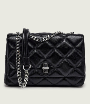 Marc Jacobs Skórzana torebka na ramię THE SLIM DUAL CHAIN SHOULDER