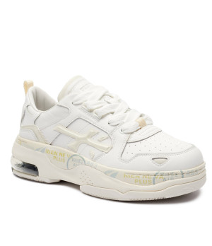 Premiata Skórzane sneakersy Draked