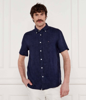 Tommy Hilfiger Lniana koszula | Regular Fit