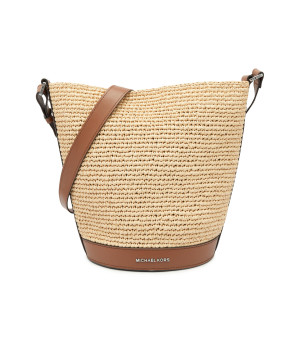 Michael Kors Torebka na ramię Bucket | z dodatkiem skóry