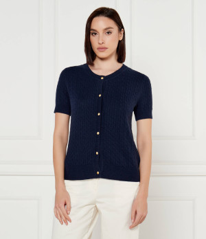 Tommy Hilfiger Wełniany kardigan | Regular Fit