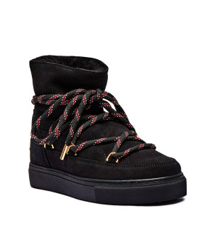 INUIKII Śniegowce Inuikii x Coccinelle Jacquard Lace | zamsz
