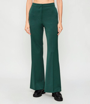 HUGO Spodnie Halenina | flare fit