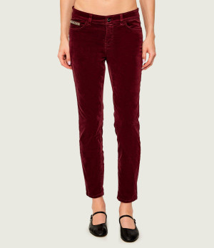Marc Cain Spodnie SILVI | Slim Fit | low waist