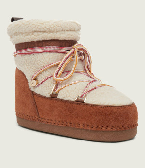 Michael Kors Śniegowce Zelda | zamsz | shearling
