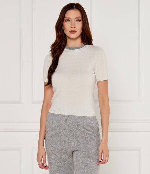 Pinko Wełniany sweter SAVANNAH | Slim Fit | z dodatkiem kaszmiru