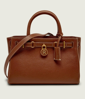 Tommy Hilfiger Skórzany kuferek AMERICAN ICON MINI