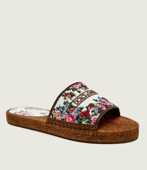 Dolce & Gabbana Klapki | z dodatkiem skóry