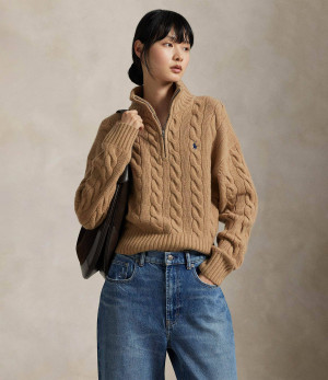 POLO RALPH LAUREN Wełniany sweter | Relaxed fit | z dodatkiem kaszmiru
