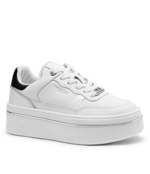 TWINSET Skórzane sneakersy
