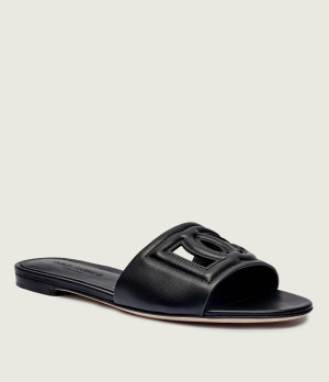 Dolce & Gabbana Skórzane klapki