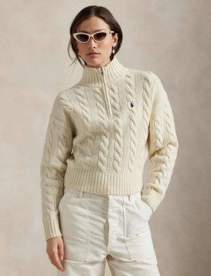 POLO RALPH LAUREN Wełniany półgolf | Relaxed fit | z dodatkiem kaszmiru