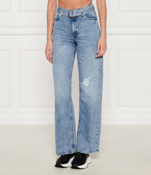HUGO Jeansy 937_12 | Straight fit | high waist