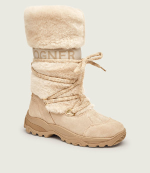 Bogner Śniegowce Alta Badia S 8 B | zamsz | wełna | shearling